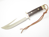 Vintage AG Russell Tak Fukuta Seki Japan Wood Fixed Bowie Hunting Knife (Lot 10)