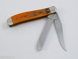 2005 Case XX 6207 06900 Orange County Choppers Mini Trapper Pocket Knife Tin