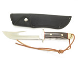 Vintage AG Russell Tak Fukuta Seki Japan Wood Fixed Bowie Hunting Knife (Lot 14)