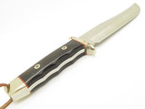 Vintage AG Russell 2002 Tak Fukuta Seki Japan Wood Fixed Bowie Hunting Knife