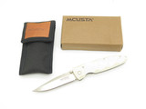 Mcusta Seki Japan MC-25D Basic White Corian VG-10 Damascus Folding Pocket Knife