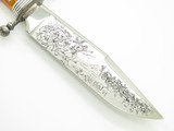 Vintage Franklin Mint USA Civil War Themed Stainless Fixed Blade Bowie Knife
