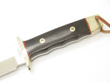 Vintage AG Russell Tak Fukuta Seki Japan Wood Fixed Bowie Hunting Knife (Lot 13)