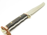 Vintage AG Russell Tak Fukuta Seki Japan Wood Fixed Bowie Hunting Knife (Lot 13)