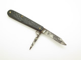 Vintage Remington USA Black Handle Carbon Steel Folding Pocket Jack Knife