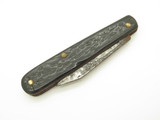 Vintage Remington USA Black Handle Carbon Steel Folding Pocket Jack Knife