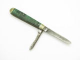 Vintage Keen Kutter 3.12" Green Celluloid 2 Blade Folding Pocket Jack Knife