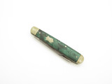 Vintage Keen Kutter 3.12" Green Celluloid 2 Blade Folding Pocket Jack Knife