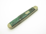 Vintage Keen Kutter 3.12" Green Celluloid 2 Blade Folding Pocket Jack Knife