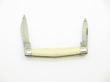Vintage Republic of Ireland 2 Blade 2.68" Cream Handle Folding Pocket Knife