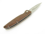 Mcusta MC-18D Seki Japan Classic Wave Ironwood Damascus Folding Pocket Knife