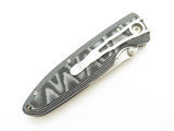 Mcusta MC-10D Seki Japan Classic Wave Blue Micarta Damascus Folding Pocket Knife