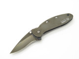 2008 Kershaw 1600BLK 1600 Black Chive Ken Onion Folding Pocket Knife *blem
