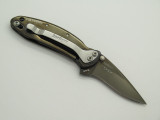 2008 Kershaw 1600BLK 1600 Black Chive Ken Onion Folding Pocket Knife *blem