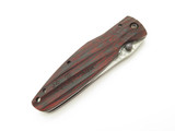 Mcusta Seki Japan MC-183D Leyasu Red Shogun VG-10 Damascus Folding Hunter Knife