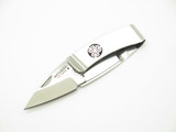 Mcusta Kamon MC-81 Seki Japan Aoi Crest AUS-8 Folding Money Clip Pocket Knife