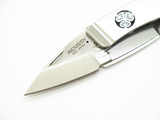Mcusta Kamon MC-81 Seki Japan Aoi Crest AUS-8 Folding Money Clip Pocket Knife
