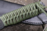 Masano Toyokuni Japan TKA-012 Ren 4.52" Damascus Fixed Blade Hunting Camp Knife