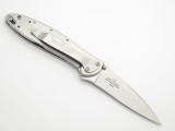 Kershaw 1660 Leek Plain Stainless Chive Ken Onion Folding Pocket Knife