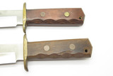 Vintage Herbertz Rostfrei German Original Bowie Fixed 8" Blade Hunting Knife