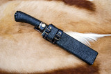 Masano Toyokuni Japan TKA-023 Urishi Damascus Fixed Blade Hunting Camp Knife