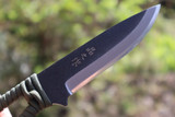Masano Toyokuni Japan TKA-020 Yama 4" Green Fixed Blade Hunting Camp Knife