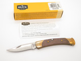 Buck 0055BRS 055 Walnut Lockback Pocket Knife The 55 Small 110 Folding Hunter FB