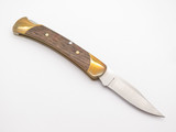 Buck 0055BRS 055 Walnut Lockback Pocket Knife The 55 Small 110 Folding Hunter FB