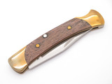 Buck 0055BRS 055 Walnut Lockback Pocket Knife The 55 Small 110 Folding Hunter FB