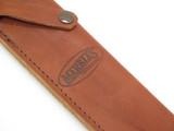 Marbles Leather Trailmaker Mountain Man Bowie Fixed 10" Blade Knife Sheath
