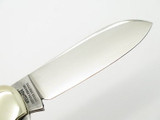 Vtg 1986 Bulldog Brand Solingen Tobacco Canoe Folding Pocket Knife Bone