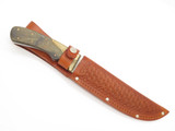 Vintage 80s Rigid RG-27 Fukuta Seki Japan Fixed Blade Buck Hunting Skinner Knife