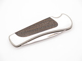 Vintage 1980s Explorer 11-326 Imai Seki Japan Wood 4" Stainless Lockback Knife