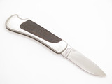 Vintage 1980s Explorer 11-326 Imai Seki Japan Wood 4" Stainless Lockback Knife