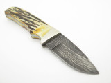 Bear & Son Cutlery 548D Fixed Blade Damascus Drop Point Hunting Knife