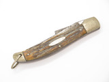 Vintage Western States USA Stag Folding Hunter 5.12" Pocket Knife
