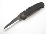 Vintage Browning 607 Kodiak FDT Seki Japan Saw Folding Hunter Lockback Knife