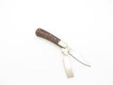 Vintage 1980s Frost Japan Davy Crockett Trapper Razor Folding Pocket Knife