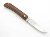 Vtg Kissing Crane Klaas Germany Brown Mule Wood Handle Folding Pocket Knife