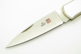 Vintage Al Mar Hawk Seki Japan Black Lip Pearl Lockback Folding Pocket Knife