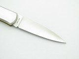 Vintage Al Mar Hawk Seki Japan Black Lip Pearl Lockback Folding Pocket Knife
