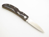 Vintage Al Mar Hawk Seki Japan Paper Micarta Lockback Folding Pocket Knife