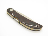 Vintage Al Mar Hawk Seki Japan Paper Micarta Lockback Folding Pocket Knife