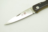 Vintage Al Mar Falcon Seki Japan ATS-34 Micarta Lockback Folding Pocket Knife