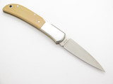 Vintage Al Mar Falcon Seki Japan Paper Micarta Lockback Folding Pocket Knife