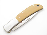 Vintage Al Mar Falcon Seki Japan Paper Micarta Lockback Folding Pocket Knife