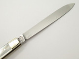 Circa 1990 Fight'n Rooster Frank Buster Mother Of Pearl Doctor Folding Knife