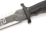 Vtg 1990s Precise Taiwan Sawtooth Hollow Handle Survival Fixed 8.75 Blade Knife