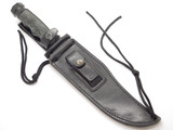 Vtg 1990s Precise Taiwan Sawtooth Hollow Handle Survival Fixed 8.75 Blade Knife
