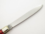 Vtg Fight'n Rooster Frank Buster Red Celluloid Doctor Folding Pocket Knife